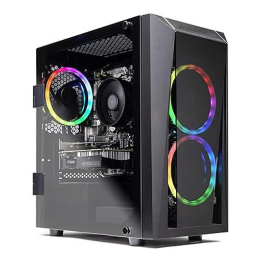 SkyTech Blaze II Gaming PC - Ryzen 5 2600 6-Core NVIDIA GeForce GTX 1660 6G EXCE