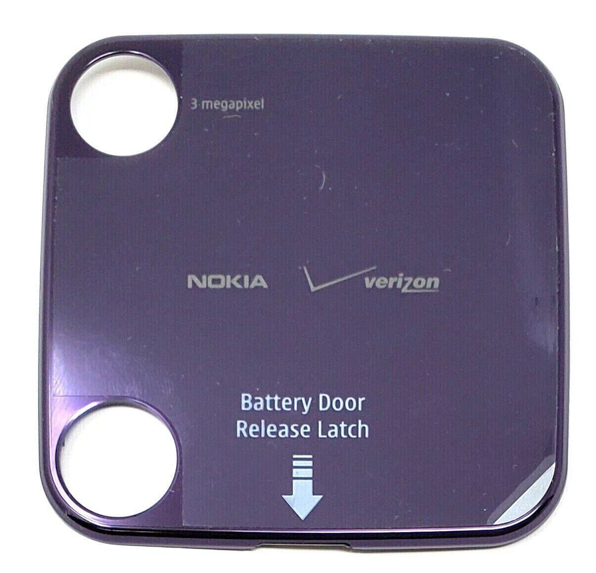 Back Door Purple Battery Cover Cellphone Fits Nokia Twist 7705 Original