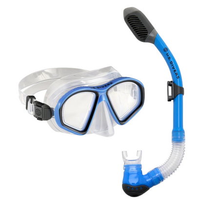 US Diver Set Mask Anti Fog and Snorkel Timor Junior Combo for Kids +6 PlaySeries