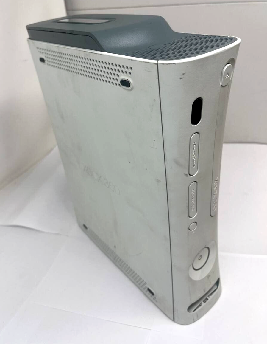 Microsoft Xbox 360 Console Videogame 60GB Original Matte White Device Only Parts