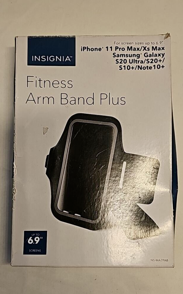 Insignia Fitness Arm Band Plus up to 6.7" iPhone XS 11 12 13 14 Pro Samsung Run