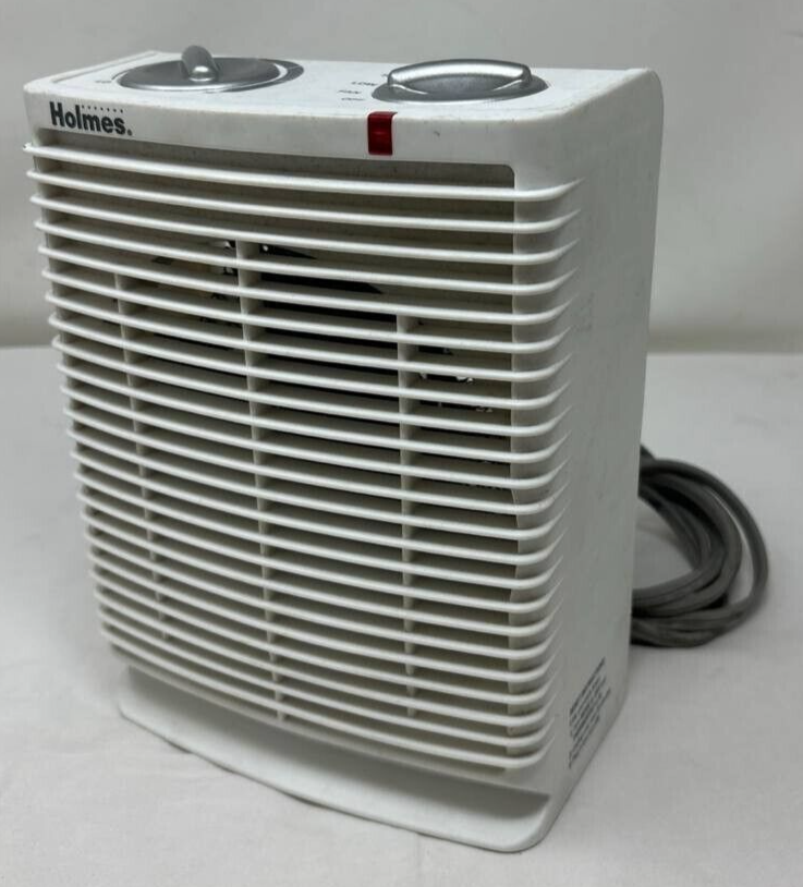 Holmes Portable Desktop Heater Fan Thermostat Indoor and Cool Touch Housing