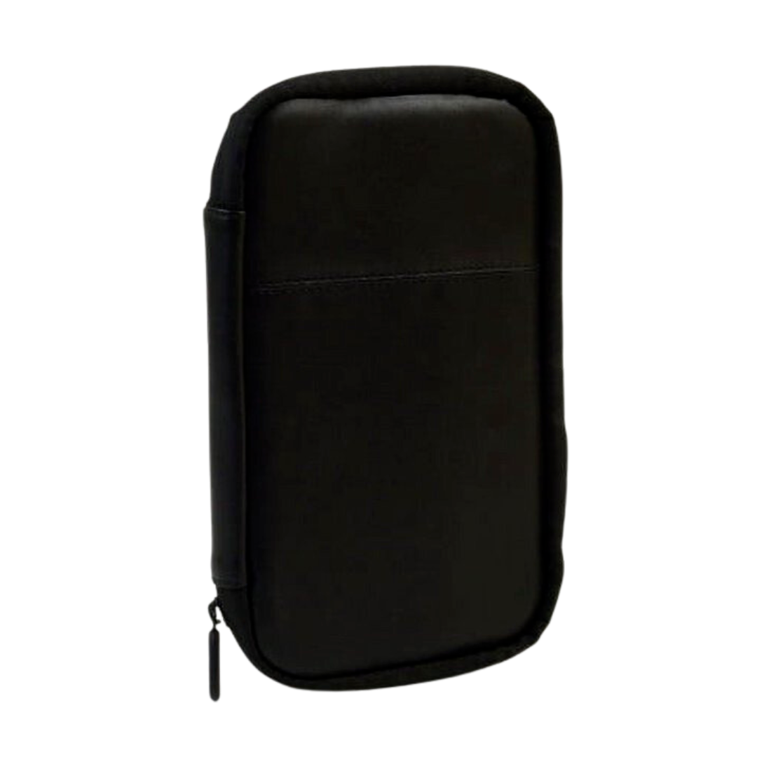 Leather Travel Pouch Bag Cover Case for 7 inch Tablet iPad Black Ventev Premium