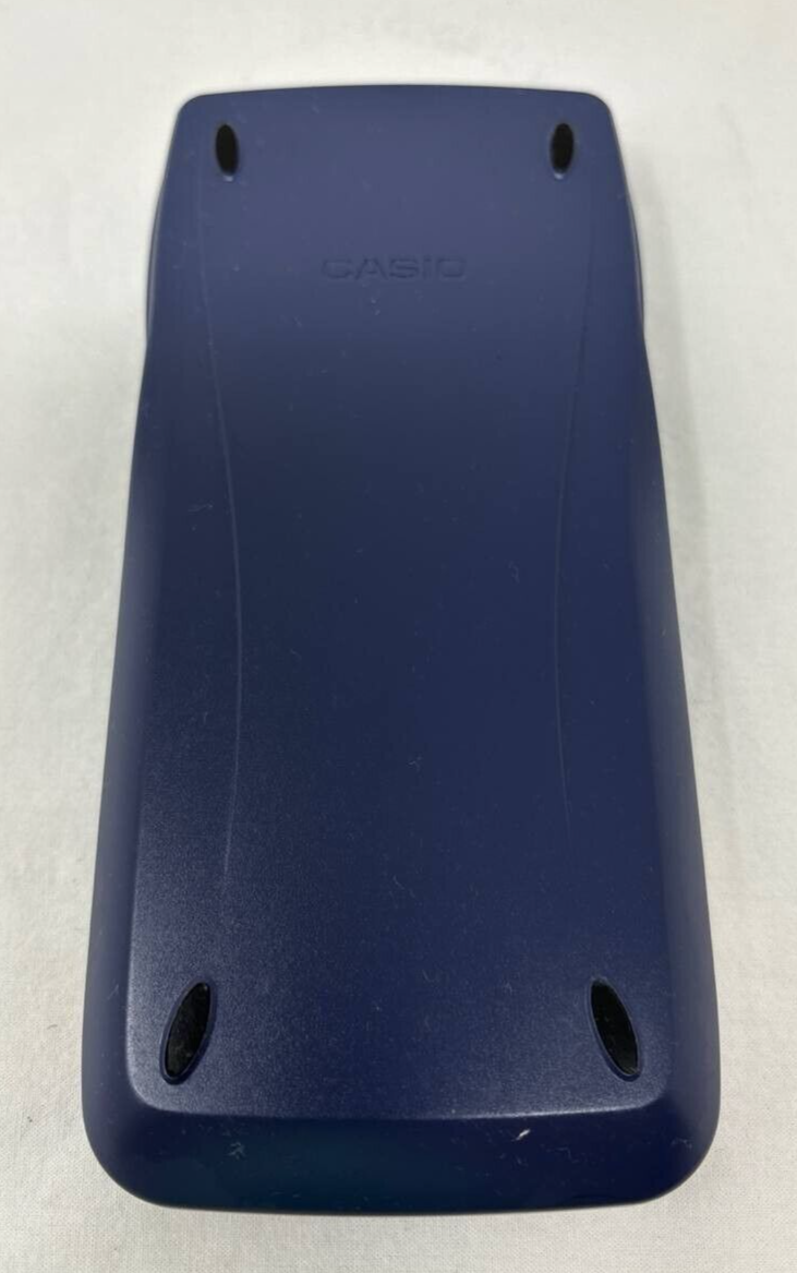 Casio FX-9750GII Standard Graphing Calculator Portable with Cover Blue White