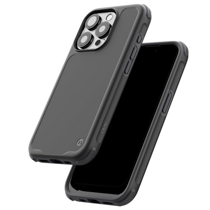 Clckr G-Form Protection Case iPhone 15 Pro 6.1" 2023 Shockproof Cover Solid Blac