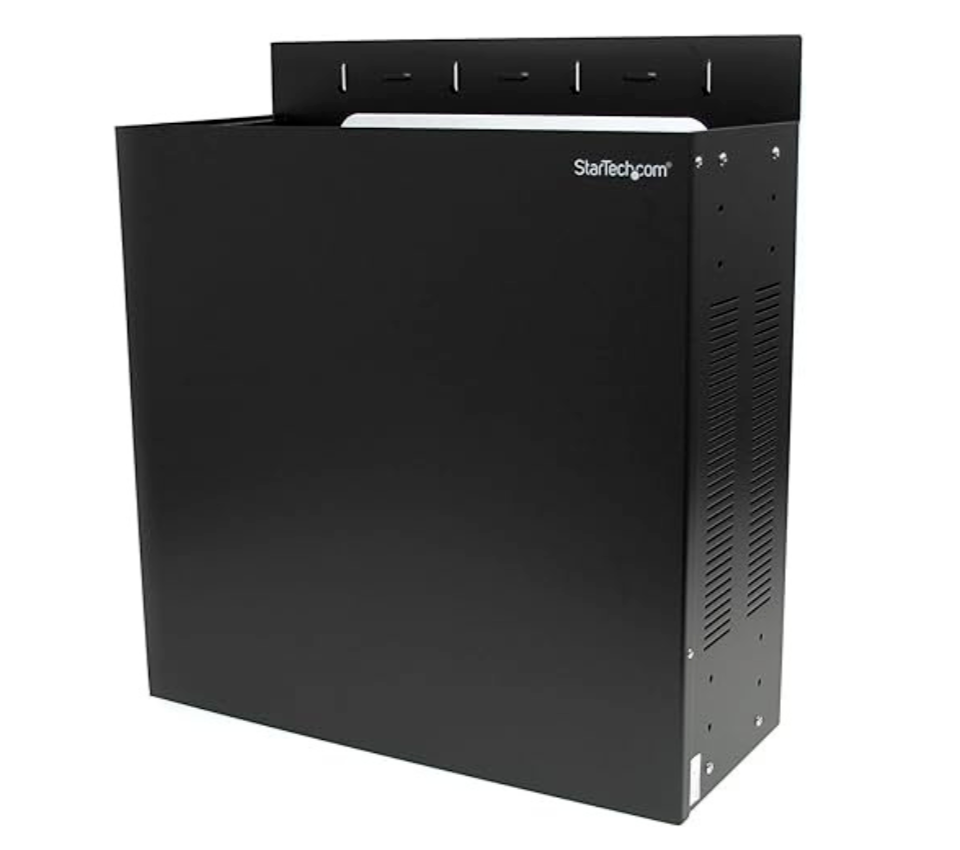 StarTech 4U Vertical Wall Mount Server Rack Enclosure Steel Network Cabinet