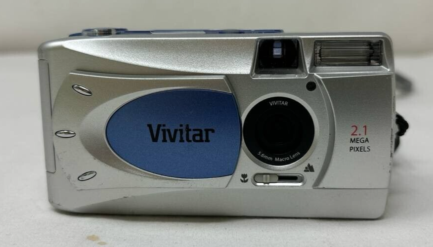 Vivitar ViviCam 3625 Digital Camera Compact 2.1MP 2x Digital Zoom 1.6" Screen