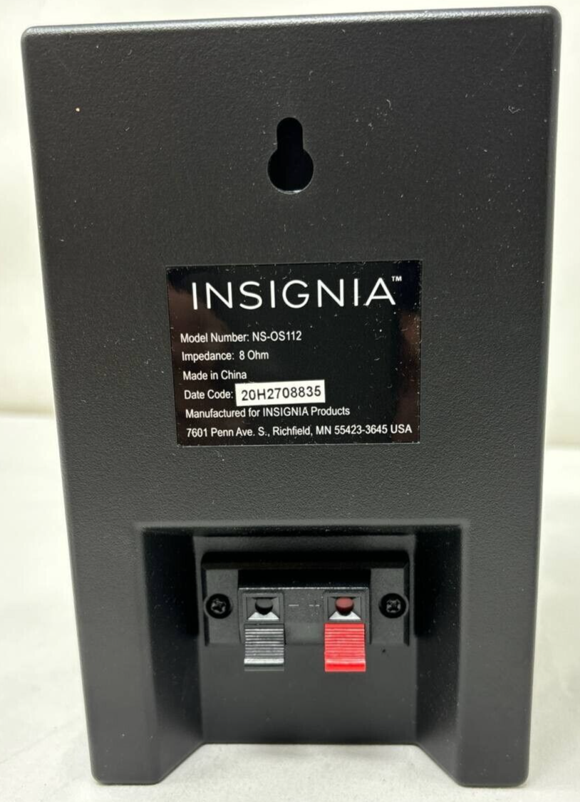 Insignia NS-OS112 1 Way Indoor Outdoor Portable Speaker 60W 8 Ohm  1 UNIT ADD ON