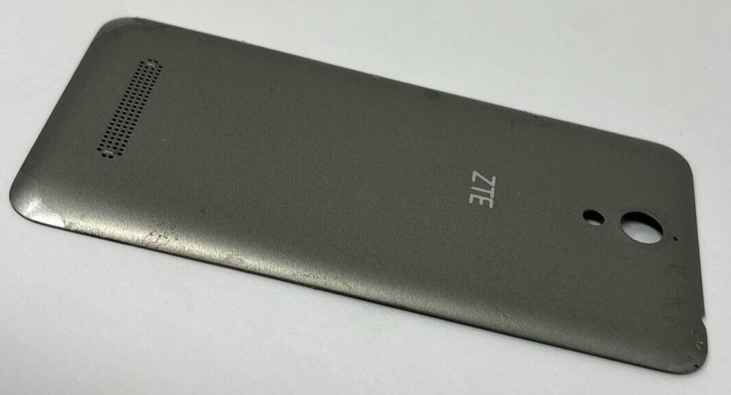 Battery Back Door Cover Phone For ZTE Obsidian Z820 Gray Replacement Original