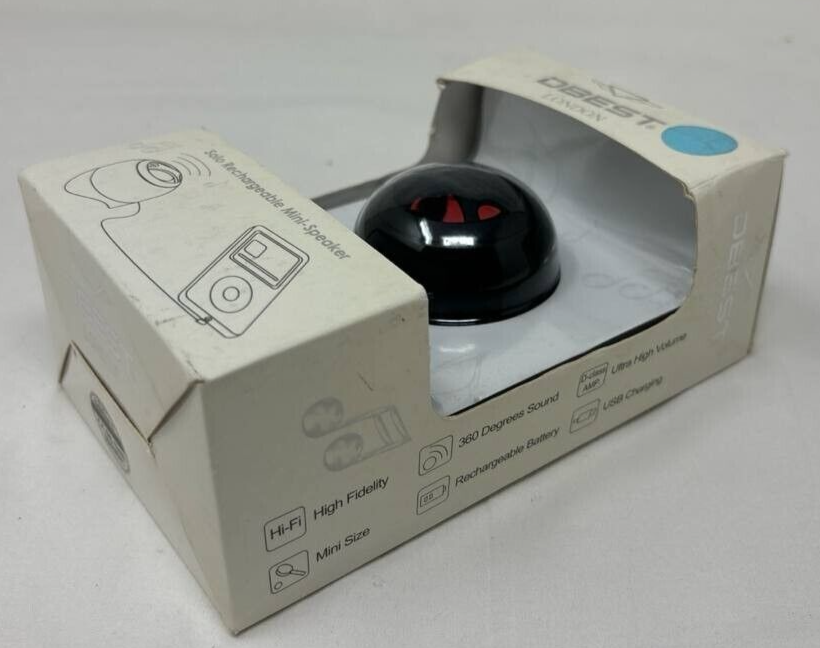 DBEST London Mini Speaker Rechargeable Portable Set USB 3.5mm for Phone PC