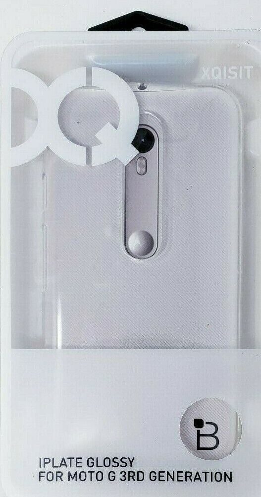 Xqisit Cover iPlate Glossy for Motorola Moto G 3rd Generation XT1548 White Case