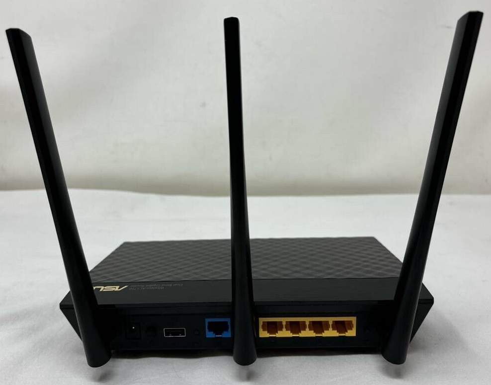 Asus RT-AC1750 B1 Wireless Router Dual Band Fast Internet Gigabit with MU-MIMO