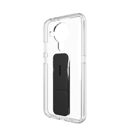 GC-100 Grip and Stand Phone Clear Case Multiple View Angle for Nokia 5.4 3.4