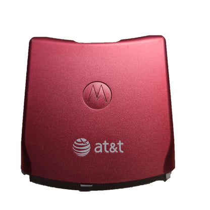 Back Door Rear Red Battery Cover Fits Motorola Razr V3g Only AT&T Carrier