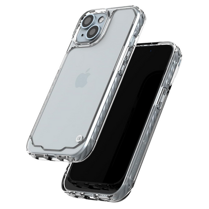 Clckr D-Form Protection Case iPhone 15 2023 Shockproof 6.1" Clear Cover Back