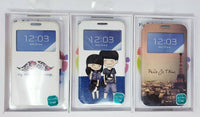 Lot of 3 Leather Folio Case Wallet Book Cover For Samsung Galaxy Note 2 N7100