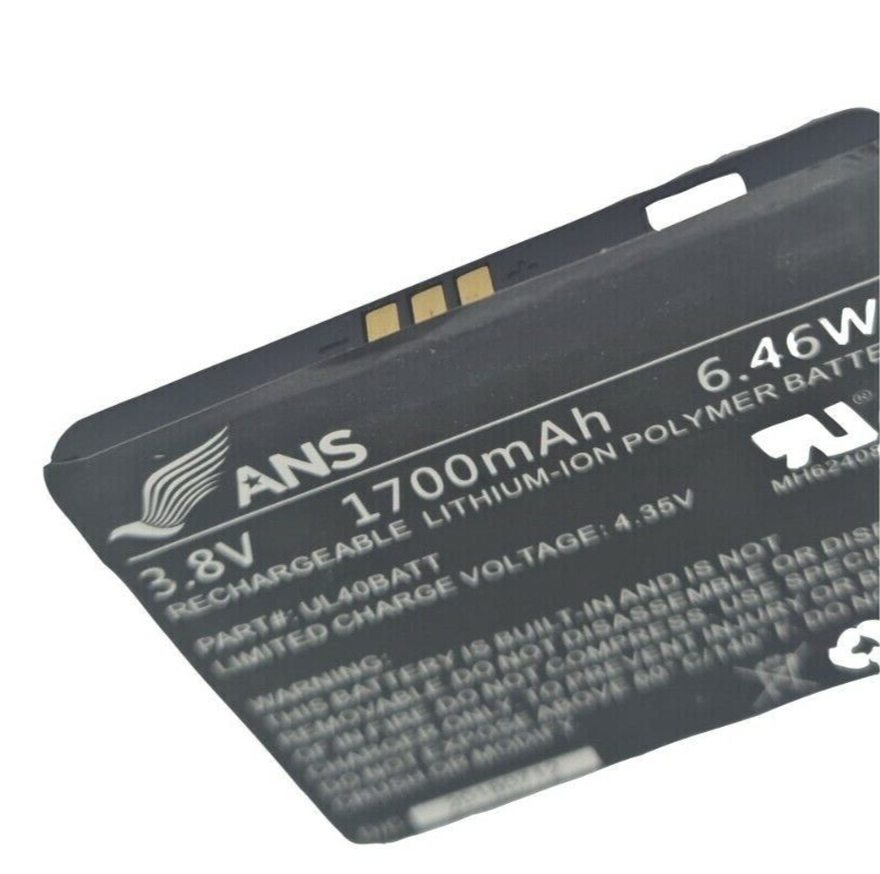 Battery UL40BATT For ANS UL40 1700mAh 3.8V Original Phone Virgin Mobile 6.46WH