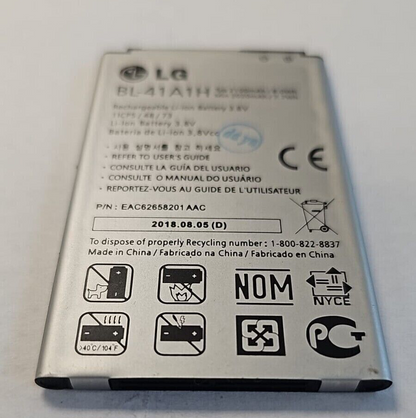 Battery BL-41A1H For LG Optimus F60 2015 D390N LS660 K200F MS395 Transpyre LS660