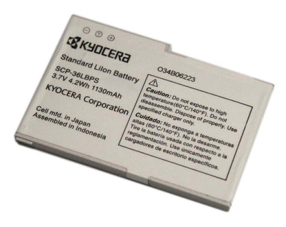 Battery SCP-36LBP  For Kyocera  ZIO M6000 SCP-8600 Standard Li-Ion 3.7V 1130mAh