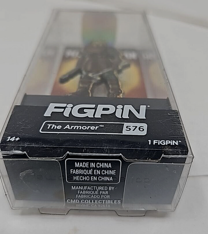 FiGPiN The Armorer 576 Star Wars The Mandalorian Museum Quality Acrylic Display