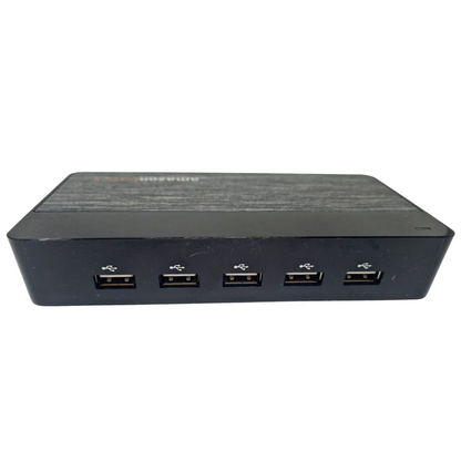 AmazonBasics 10 Port USB Hub Power Adapter Port Expansion Docking Station 5V