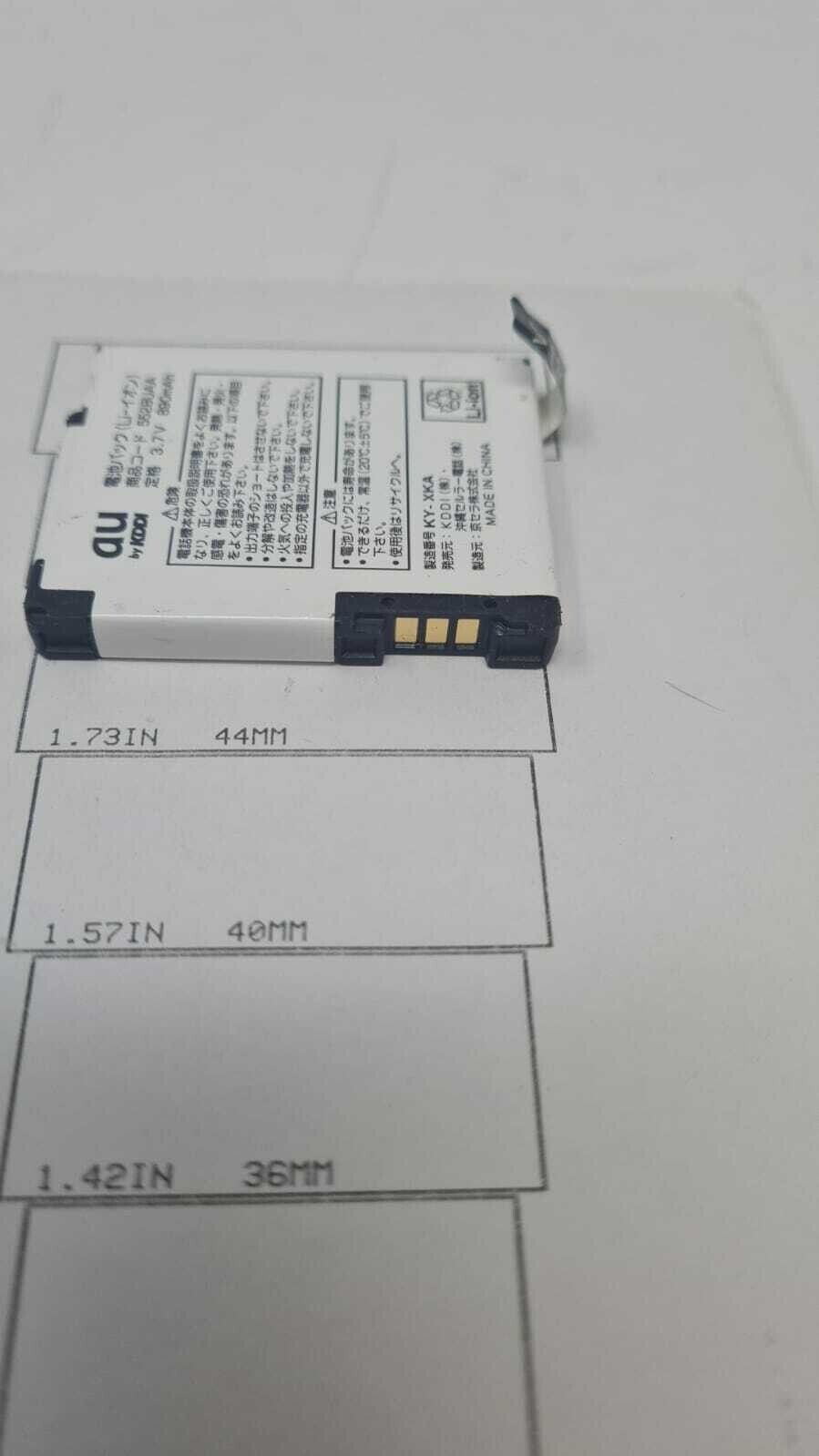 Battery 5528UAA AU KDDI Replacement Internal Phone Part Original 890mAh 3.7V