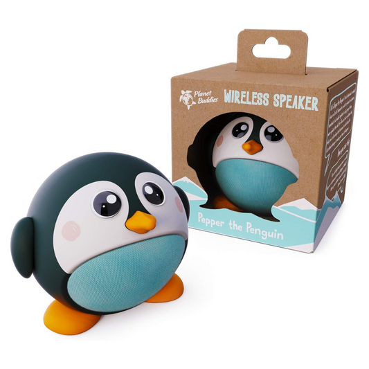 Fun Loud Control Speaker Penguin For Kids Wireless Bluetooth Portable Audio Mic