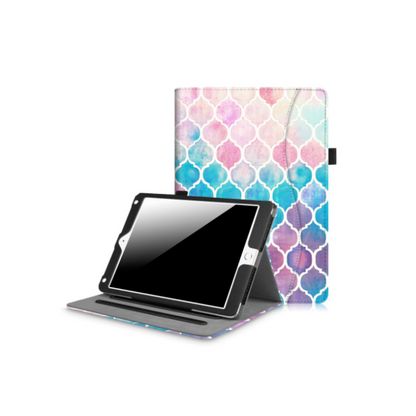 Fintie PU Leather Stand Cover for 8" Tablet Verizon Ellipsis 8 HD Moroccan Love