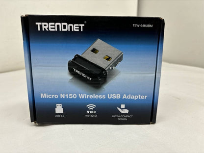 Trendnet Micro N150 Wireless WiFi USB Adapter High Speed Internet for Laptop PC