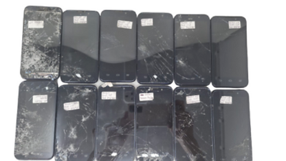 12 Lot ZTE Warp 4G N9510 8GB Boost Mobile Need Repair Wholesale Android 4.5"