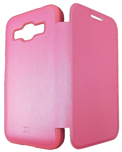 Pink Xqisit Folio Case Rana For Samsung Galaxy Core Prime LTE 4G Book Cover