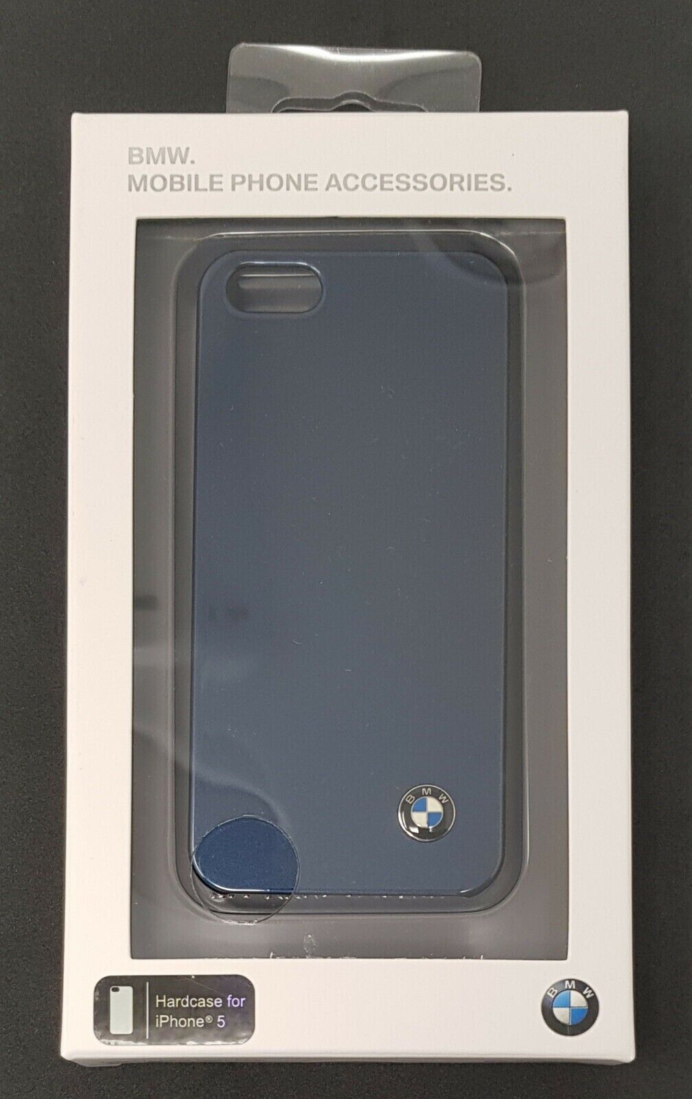 BMW Hard Protective Case for Apple iPhone 5 5S SE 1st Gen Dark Blue Cover