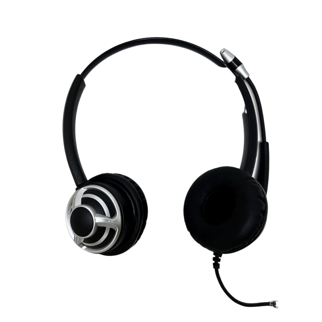 Wired Headset USB Noise Canceling Microphone and Audio Controls Headphones