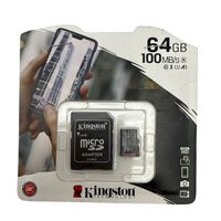 Kingston Canvas Select Plus 64GB microSD Card A1 U1 Class 10 with SD Adapter MEM