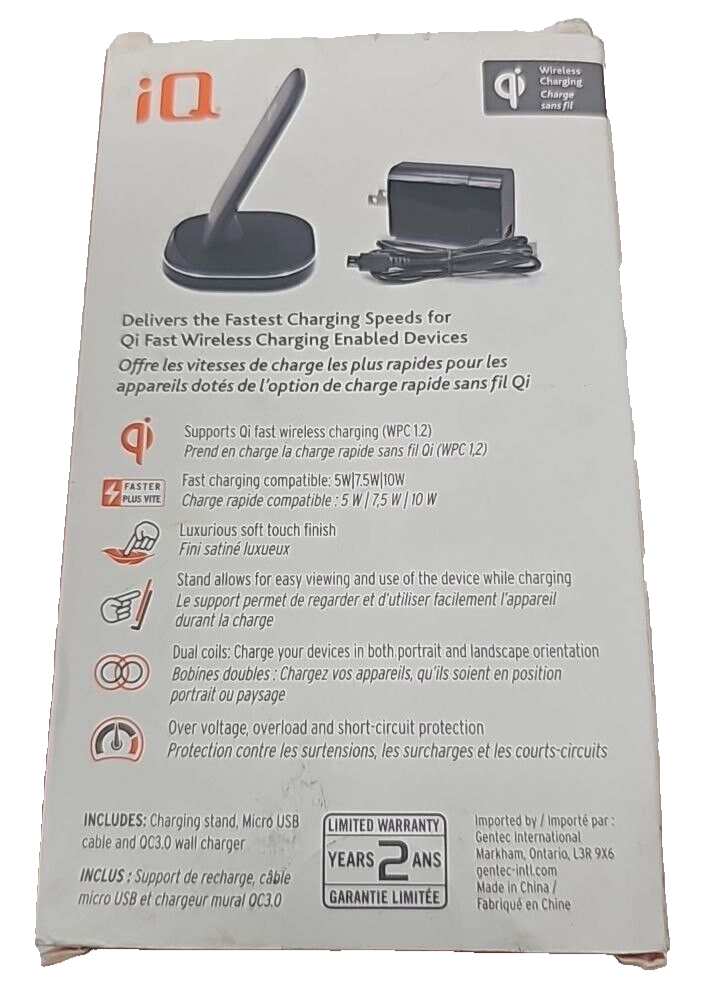 Qi Wireless Charging Stand Support Recharge for Apple iPhone 14 13 12 Pro Plus X