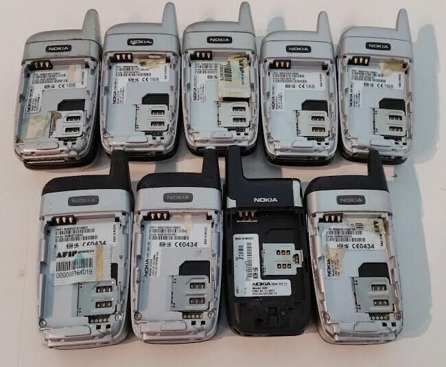 9 Lot Nokia 6061 6101b 6103b Cti Movil Movistar & Personal Mobile Phones Used