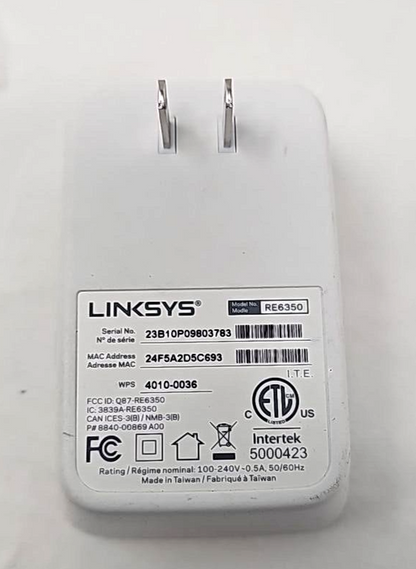 Linksys Wireless WiFi Range Extender AC1200 Dual Band Internet Signal Booster