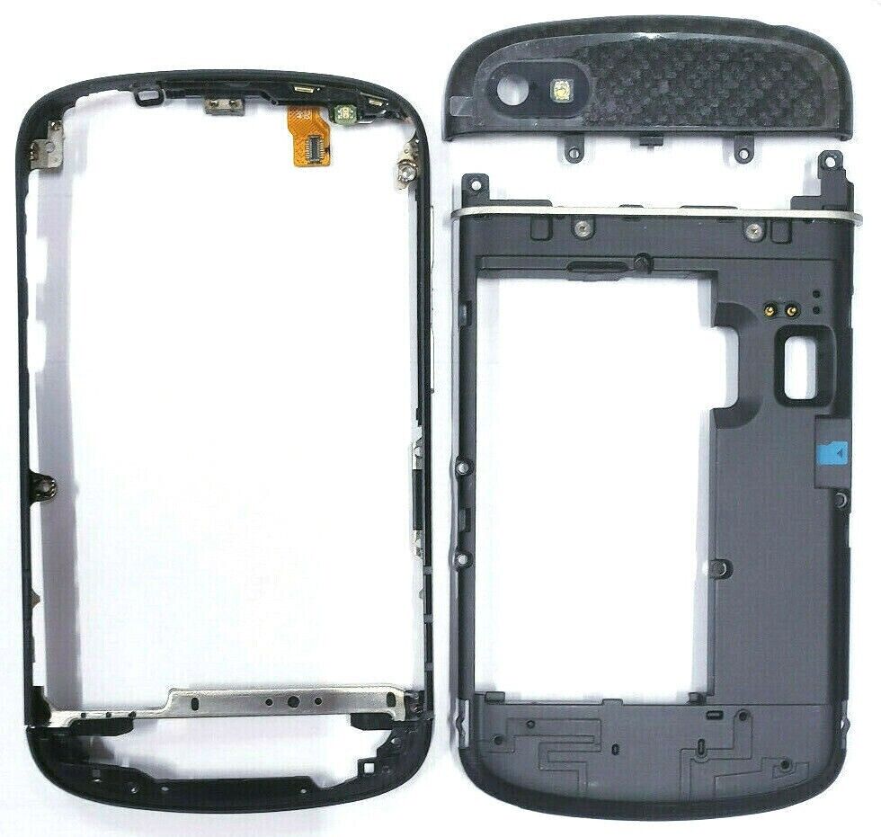 Bezel Back Top & Middle Housing  Blackberry Q10 Original Black Replacement OEM