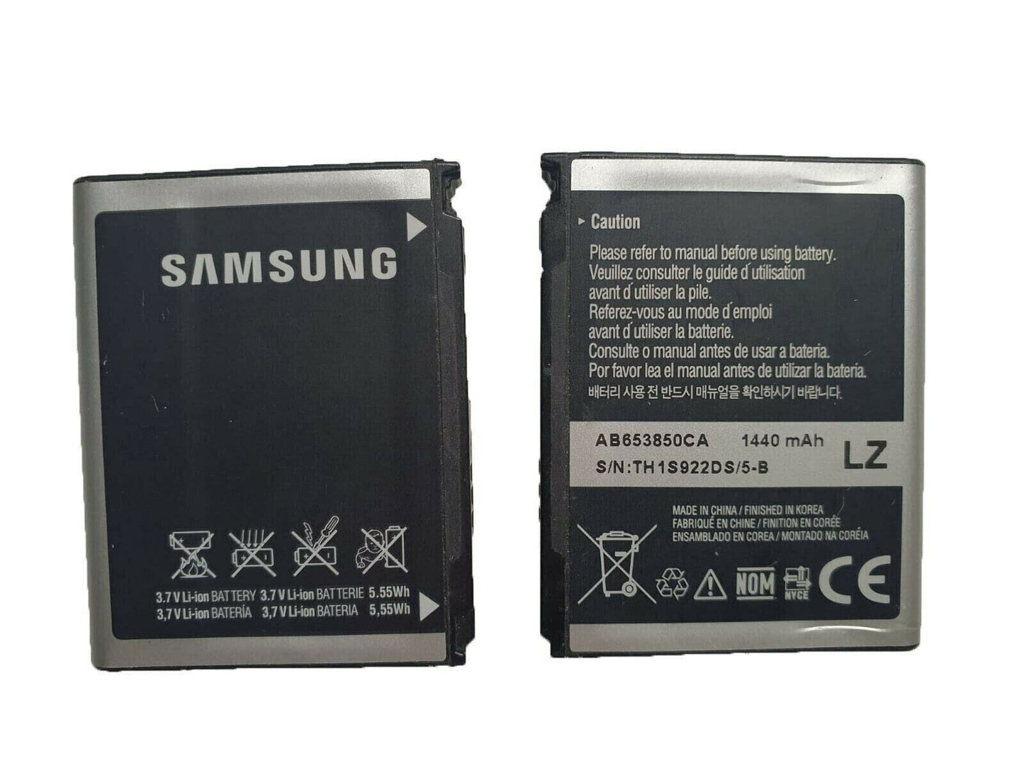 Battery AB653850CA for Samsung Behold II 2 SGH T939 Replacement OEM Original