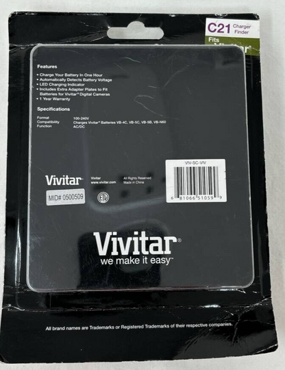 Vivitar Digital Camera Lithium-ion Battery Car Charger For Sony NPBG1 NPFG1