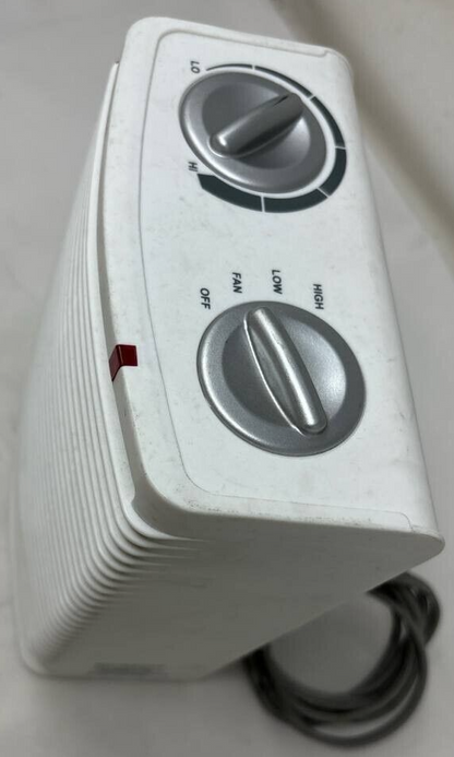 Holmes Portable Desktop Heater Fan Thermostat Indoor and Cool Touch Housing