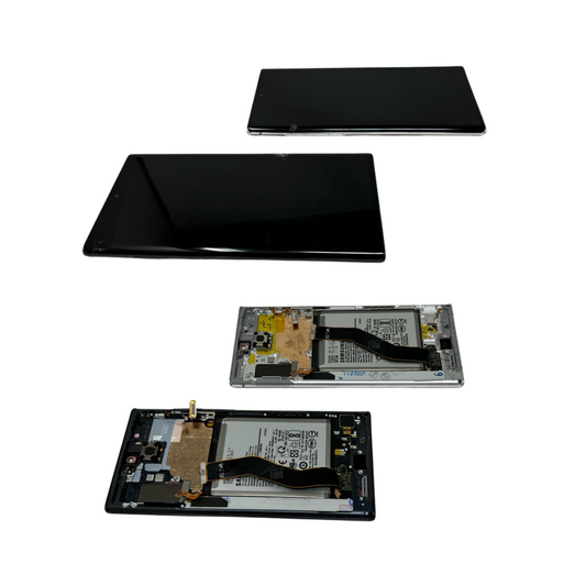 2 Lot Samsung Galaxy Note 10 + 6.8" 12MP Fingerprint Battery Replacement Bad LCD