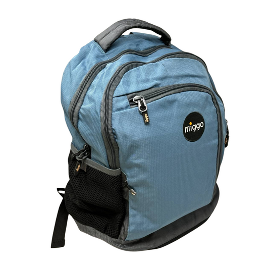 Miggo Style Midtown Genius Backpack Macbook Laptop 15 in Tablet 10 in Blue Stron