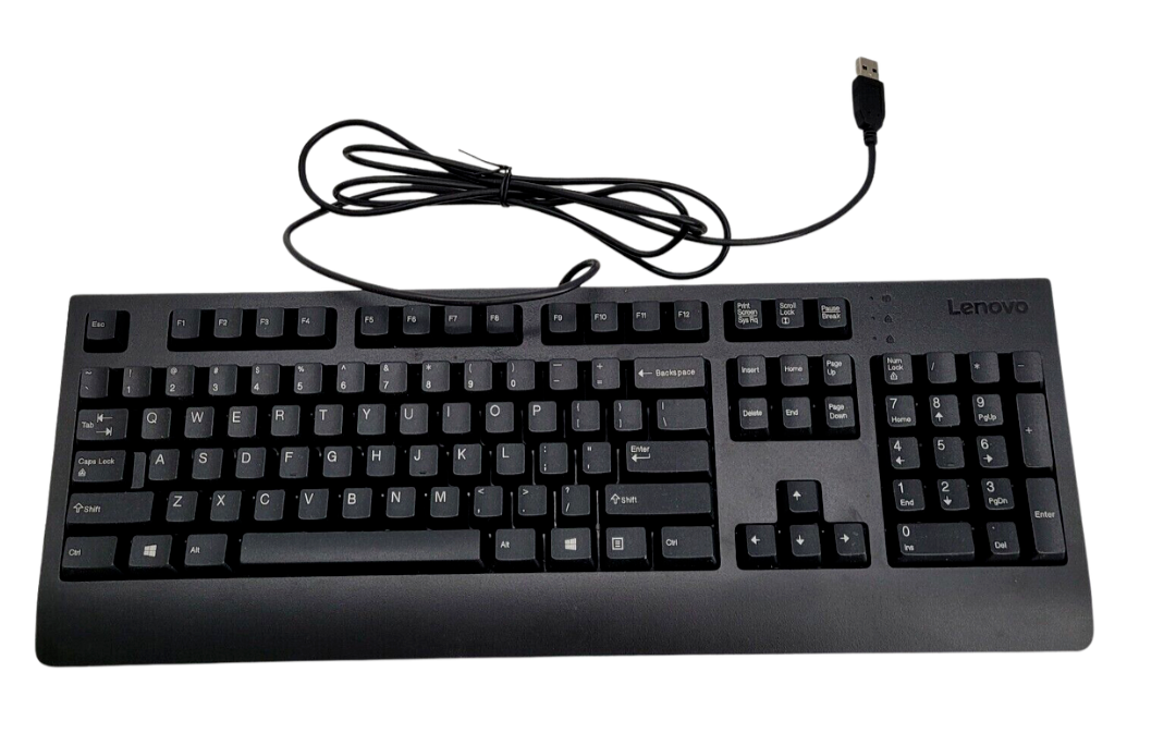 Lenovo SK-8827 Preferred Pro II Wired Keyboard USB Ergonomic Membrane Black