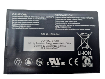 Battery For Novatel Jetpack MiFi 3352 4082 4G 4510 4510L 4620 4620L 1500mAh OEM