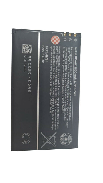 Battery BP-4W BP4W 1800mAh 3.7V For Nokia Lumia 810 Lumia 822 ORIGINAL