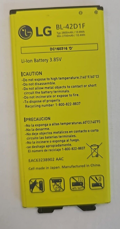 Battery BL-42D1F for LG G5 H840 H848 H850 LS992 VS987 Original Replacement