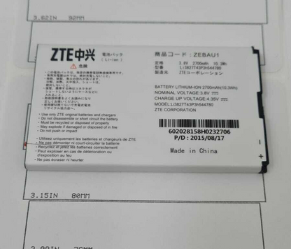 Battery LI3827T43P3H544780 For ZTE 303ZT 306ZT 305ZT MF975U MF975 ZEBAU1