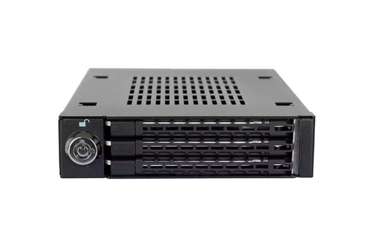 Icy Dock Triple 3 Bay 2.5" SAS SATA HDD SSD Rack Enclosure for External 3.5"