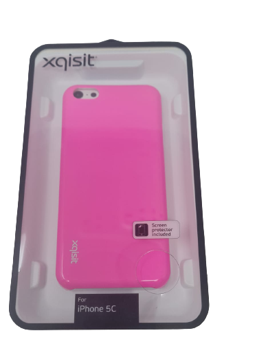 Xqisit Back Case for Apple iPhone 5C Hard Protective Cover Fucsia Pink